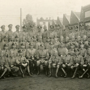 Members of the German staff of the Radogoszcz Extended Police Prison, 1942. Museum of Independence Traditions in Łódź, ref. no. I-4136